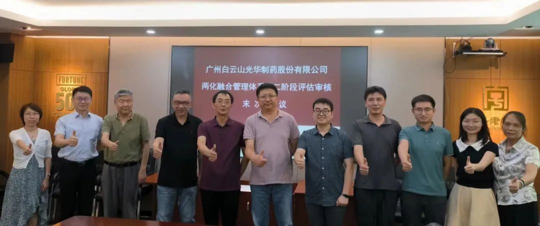 白云山G22恒峰公司顺利发展信息化和工业化融合治理系统评估审核工作